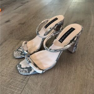 Steve Madden Women's Snakeskin Pattern Heels